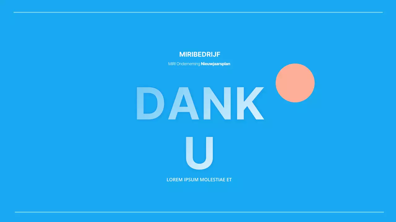 Presentatie van een eenvoudig nieuwjaarsplan in lichtblauw