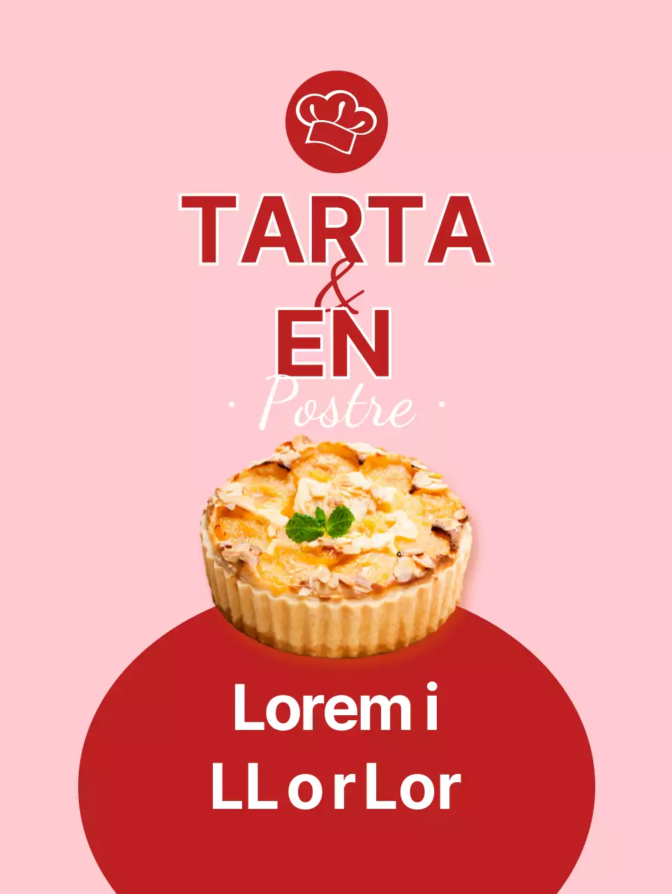 Un postre refrescante en rojo y rosa