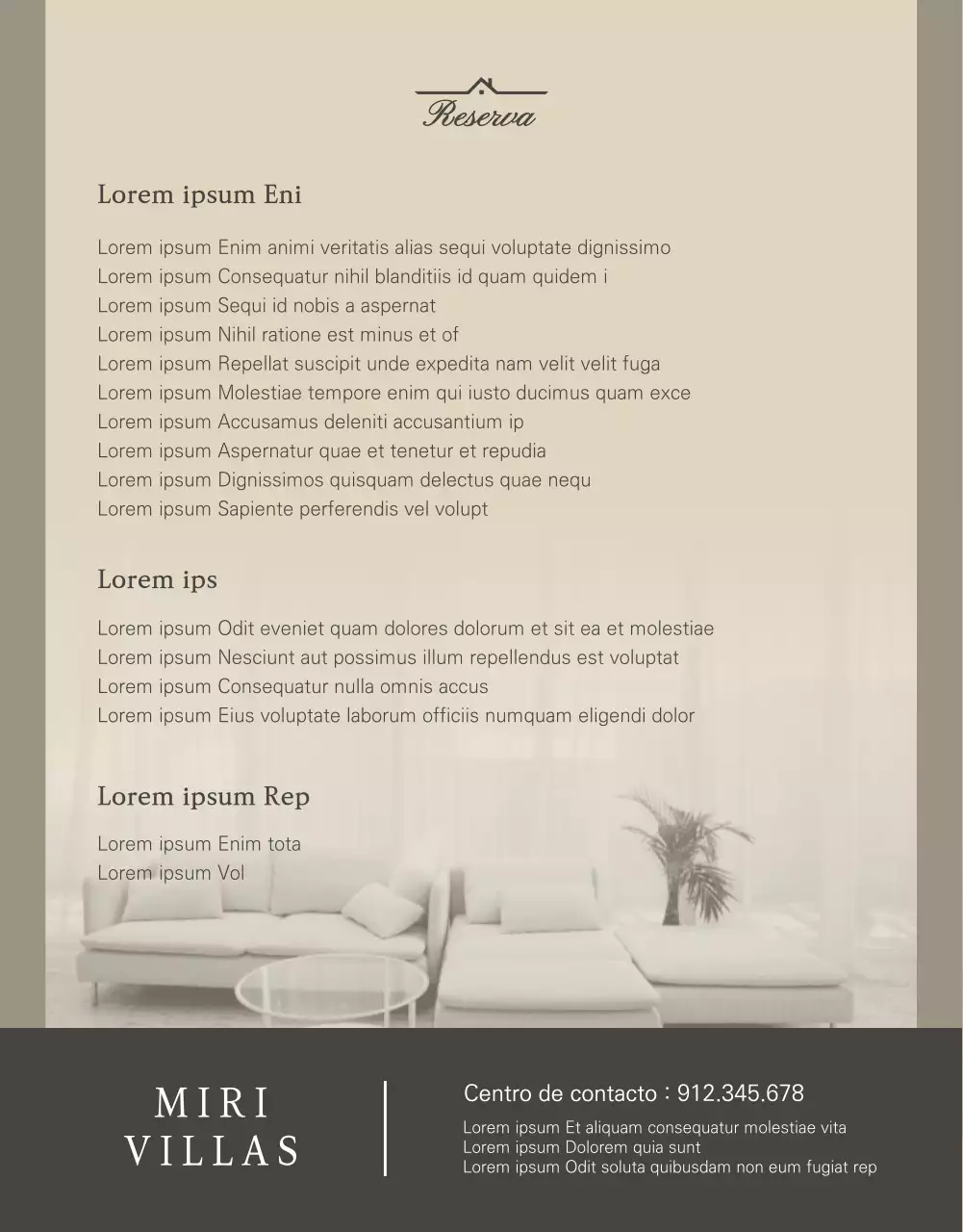 Cómo reservar una pensión fotogénica marrón y beige