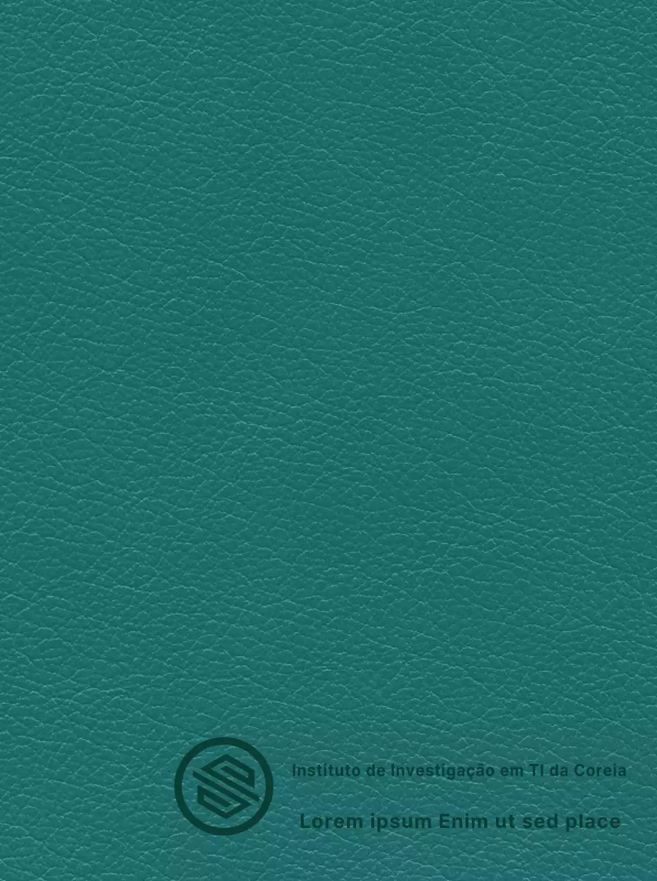 Capa da agenda oficial do governo com o logótipo do Instituto do Haiti