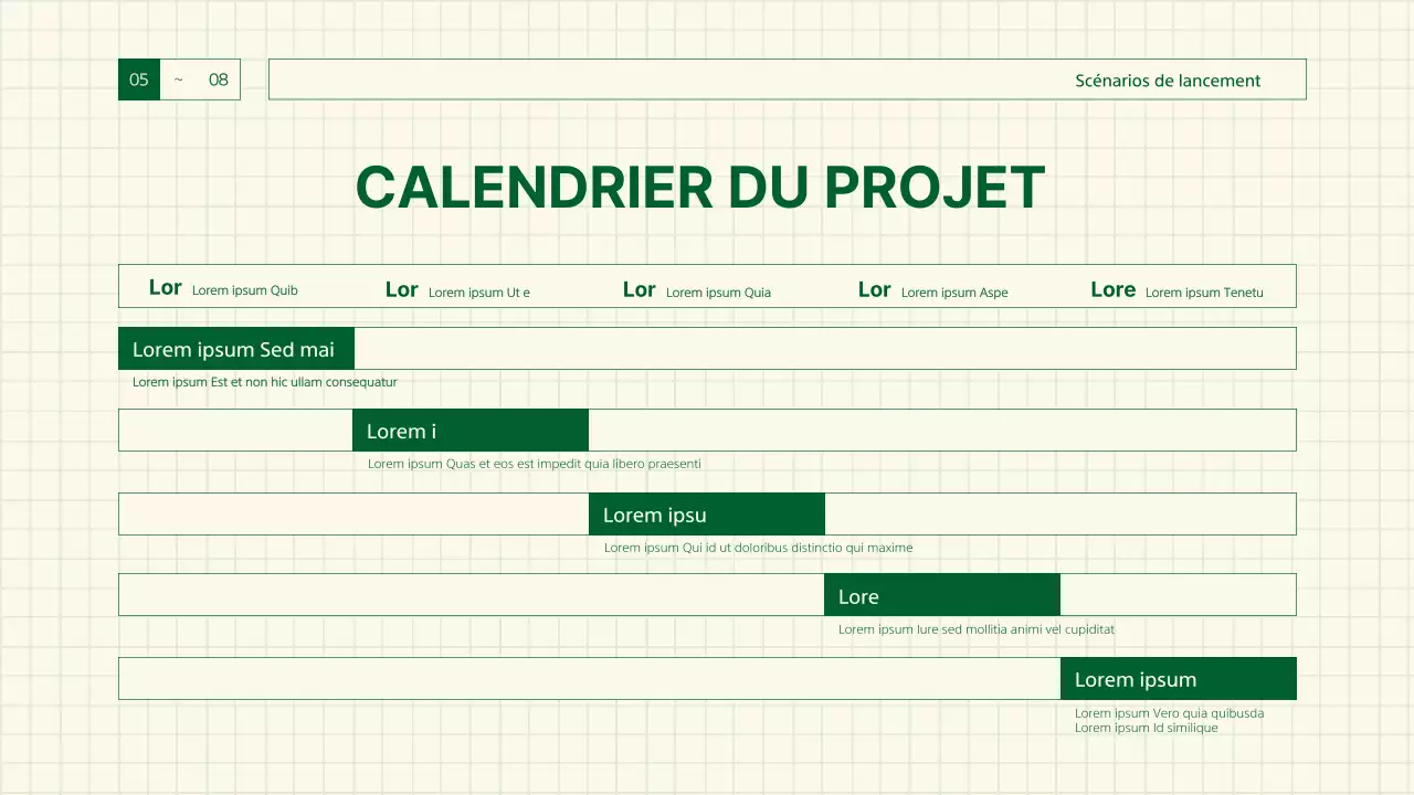 Proposition de jeu utilisant des lignes et du pixel art avec des points de couleur verte