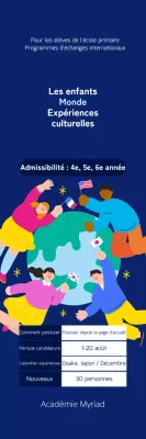 Appel à activités avec des illustrations colorées de concepts mondiaux et multiculturels