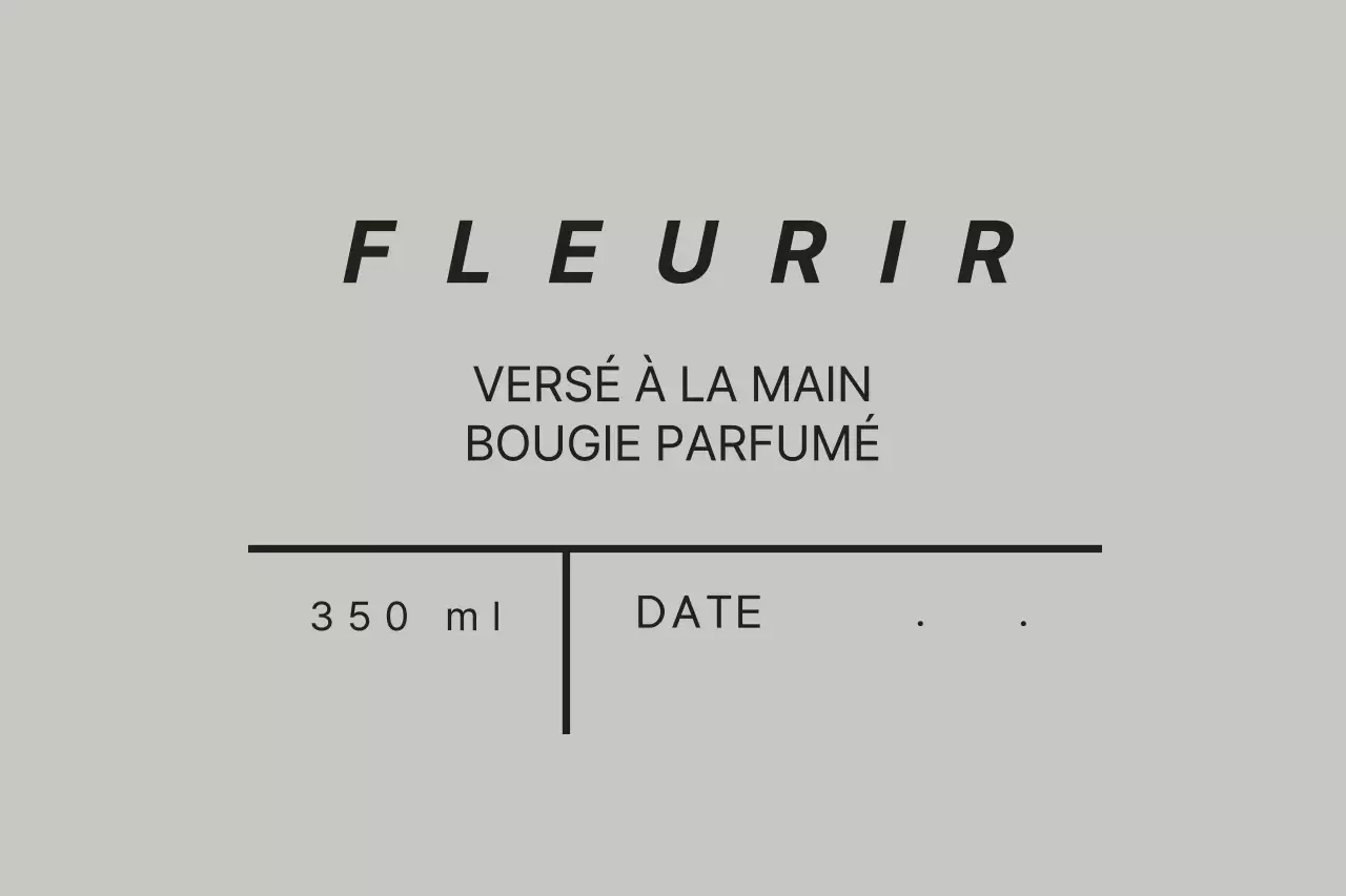 BOUGIE PARFUMÉE
