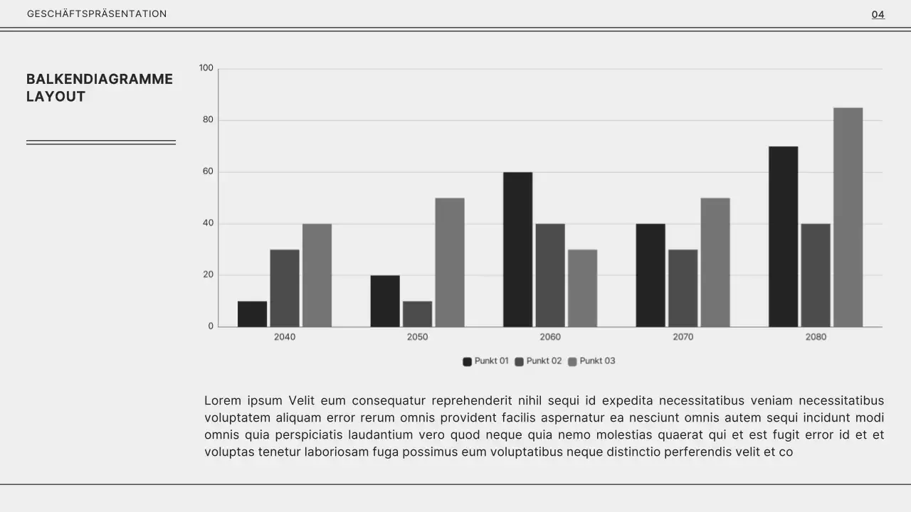 Einfarbig grau und schwarz für eine einfache Geschäftspräsentation