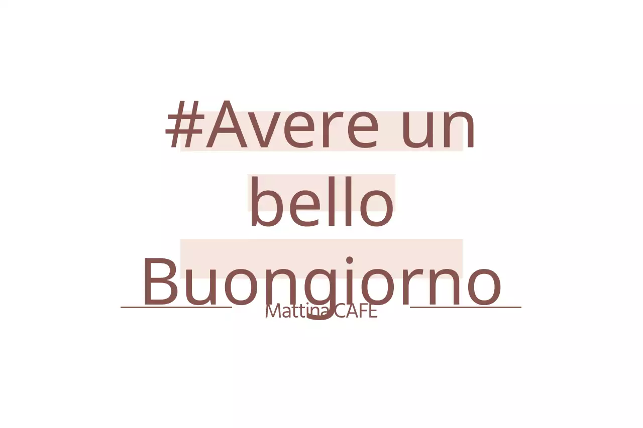Buongiorno