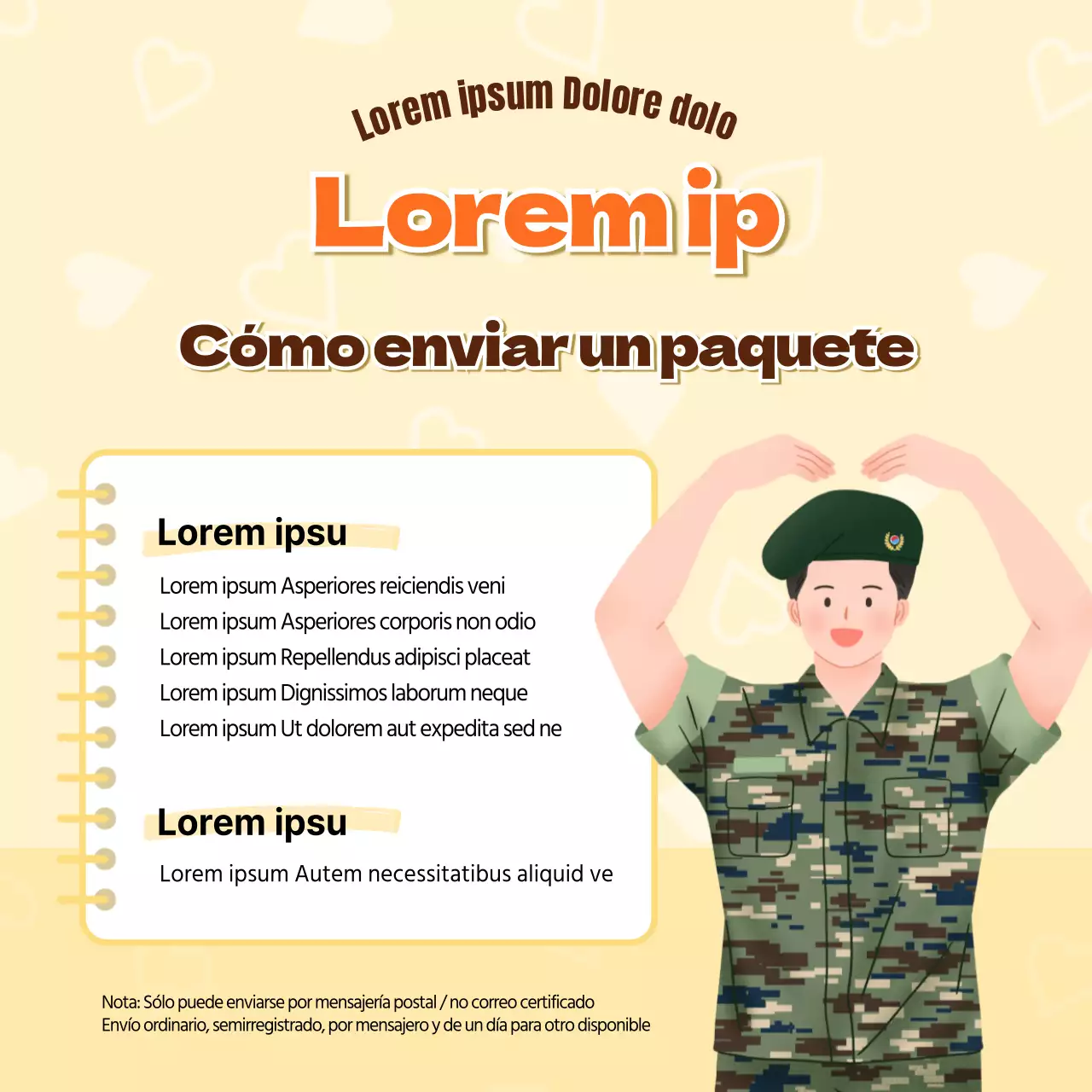 Cómo enviar un correo del ejército amarillo-verde Compartir información Contenido