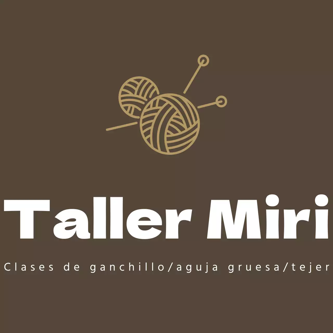 Diseño de delantal con logo de tienda de punto con ilustración de madeja de hilo y pinza de ropa