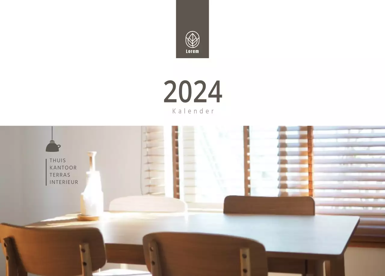 Eenvoudige, natuurlijke meubels in beige en neutrale kleuren