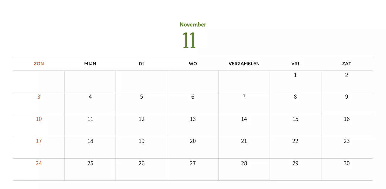 Stempelillustraties met een warm concept