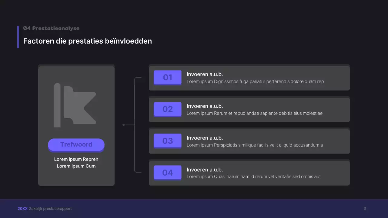 Paarse, driedimensionale UI-concept zakelijke presentatie kit
