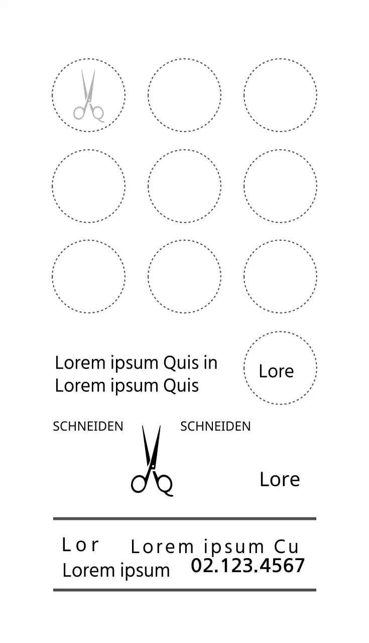 Schneiden und schneiden