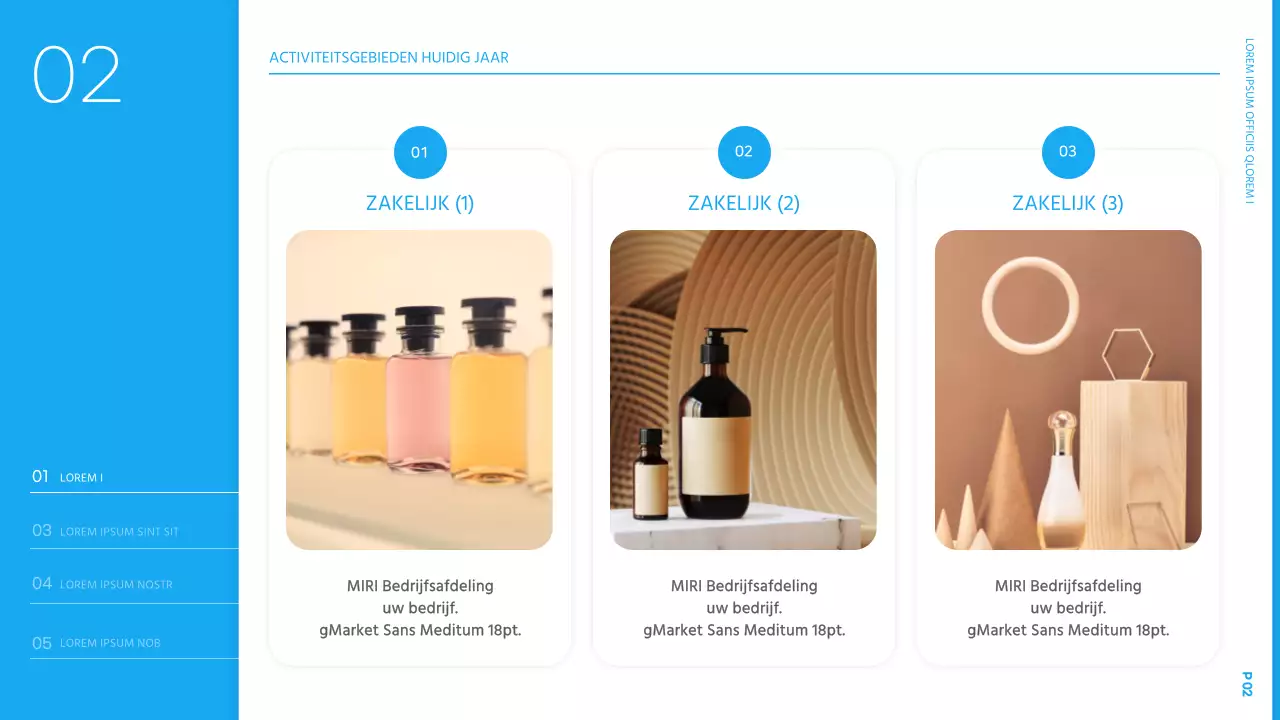 Presentatie van een eenvoudig nieuwjaarsplan in lichtblauw