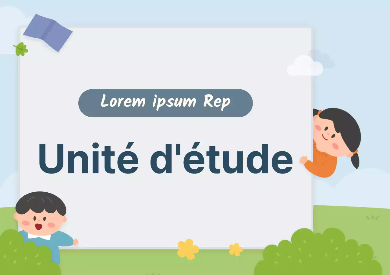 Des illustrations mignonnes et enfantines pour guider les cours et décorer les tableaux.