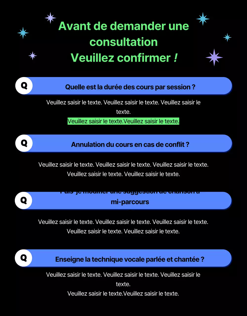 Magnifique leçon de chant aux accents de chartreuse