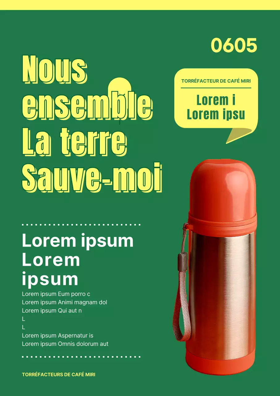 Événement Tumblr pour la Journée mondiale de l'environnement sur fond vert