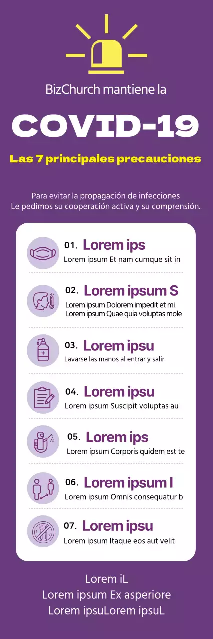 Una guía púrpura y limpia para la prevención del COVID-19