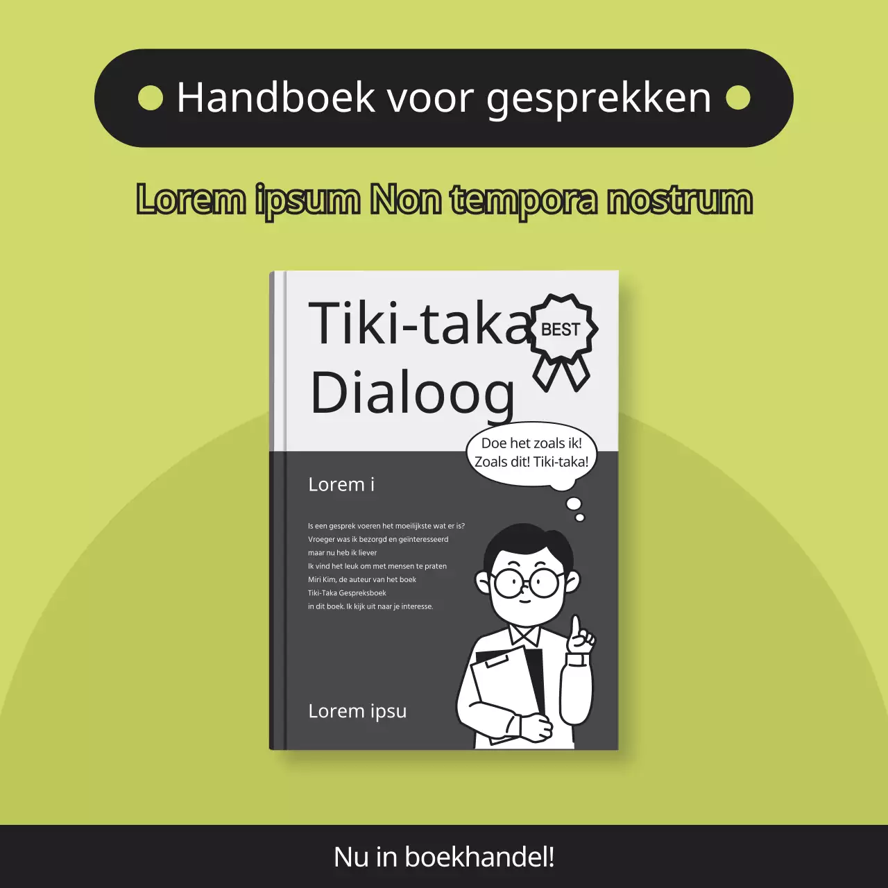 Lime groen en zwarte sociale levenskaartNieuws