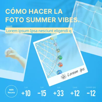 Cómo retocar una polaroid celeste y amarilla