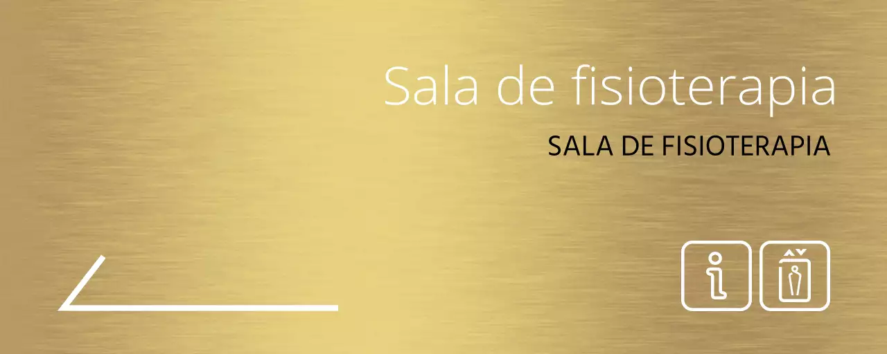 Diseño sencillo de la guía de lugares con líneas blancas y topónimos de hospitales