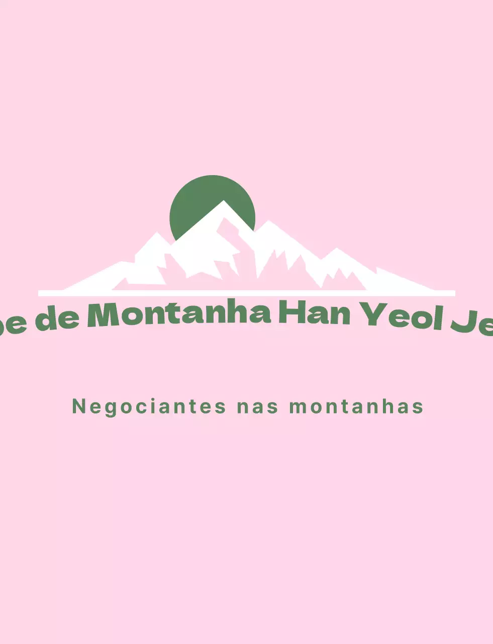 Uniforme de clube de alpinismo com ilustração de uma montanha