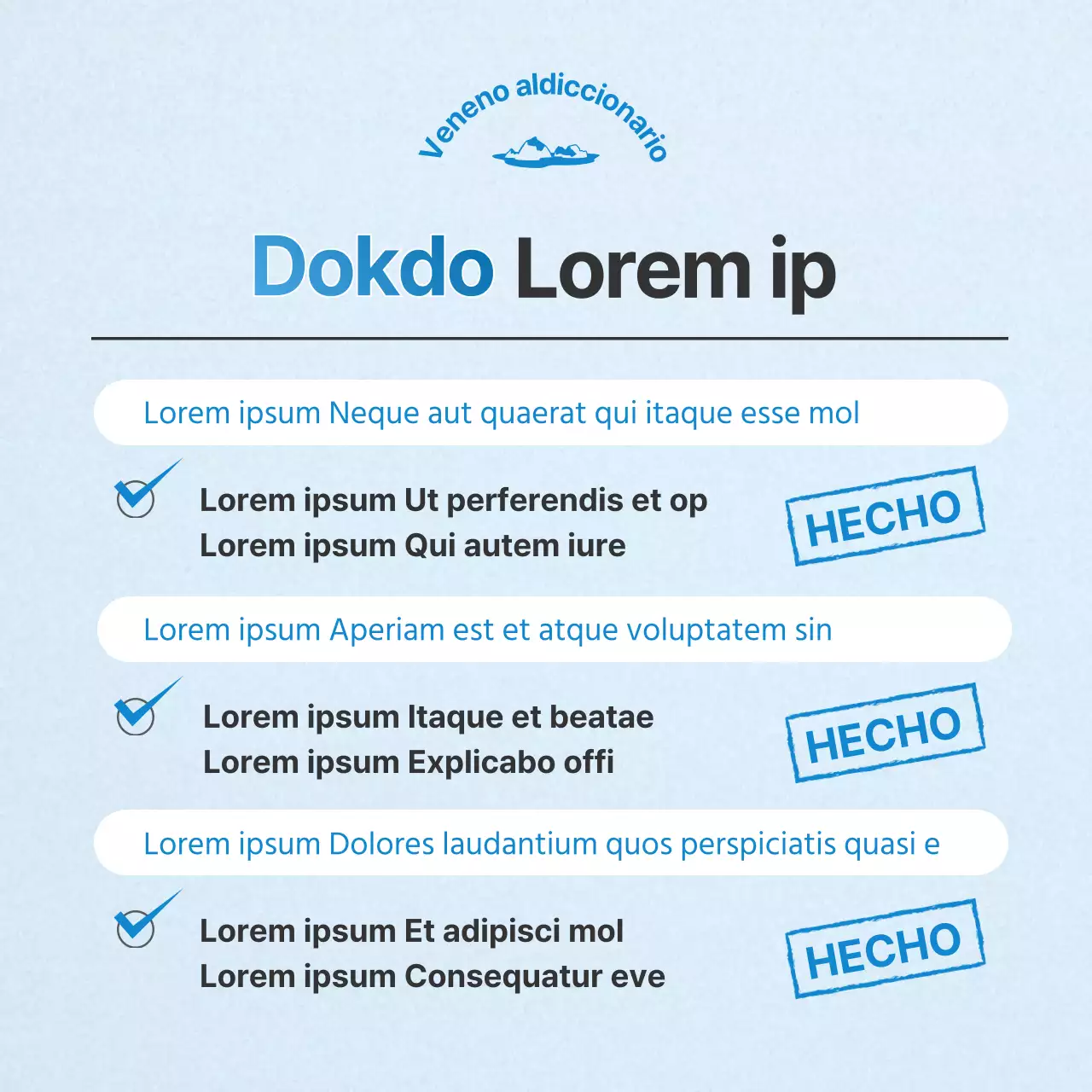 Un sencillo post informativo sobre el Día de la Lectura en azul y celeste