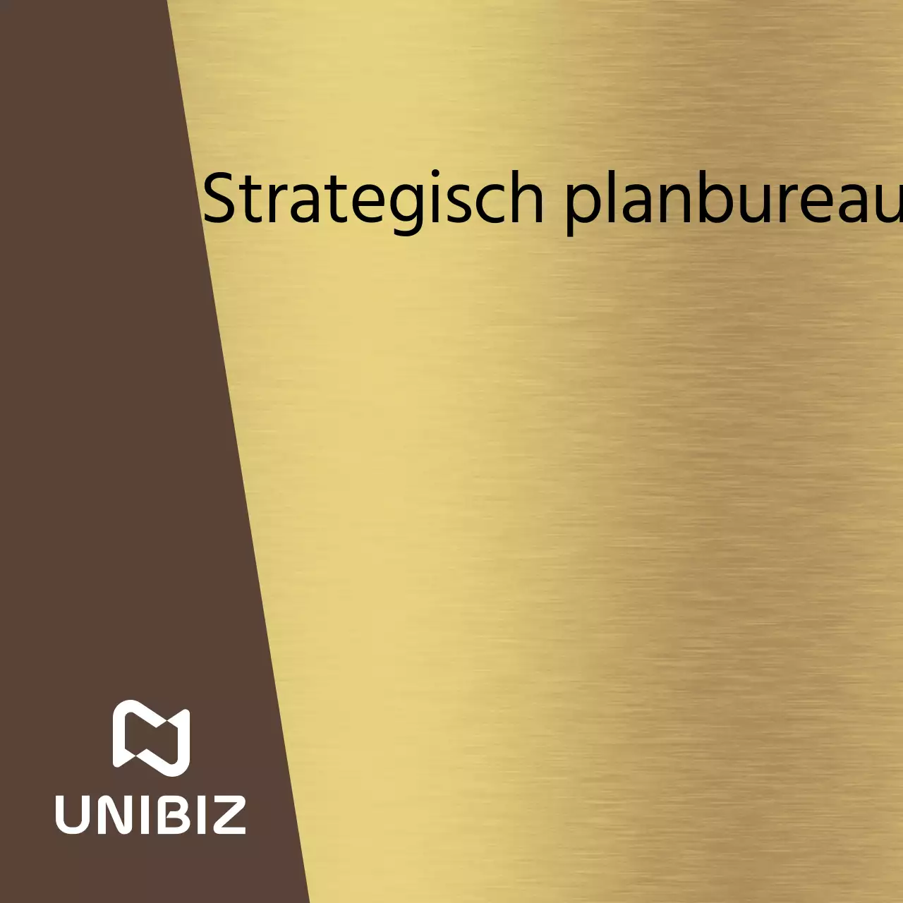 Eenvoudig plaatsaanduidingsteken met bruine en zwarte namen van bedrijfsafdelingen en vierkante vormen
