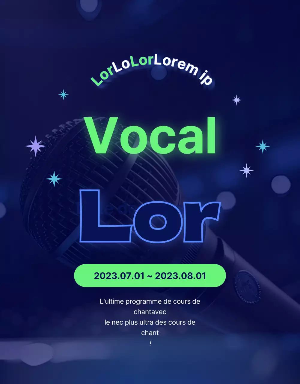 Magnifique leçon de chant aux accents de chartreuse