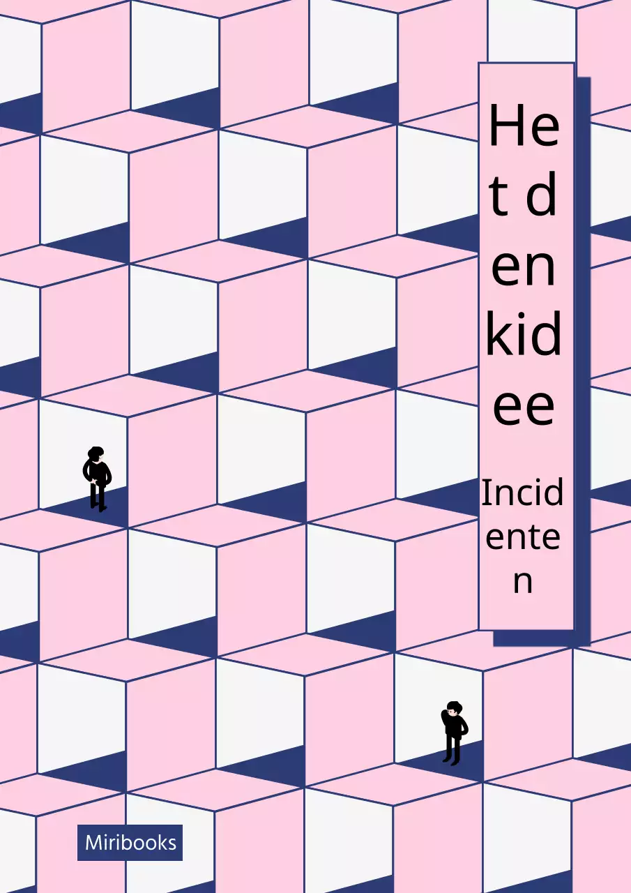 Roze, geometrische zelfhulpboekomslag