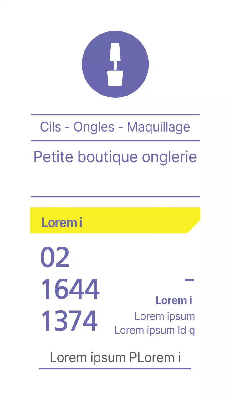 Petite boutique d'ongles