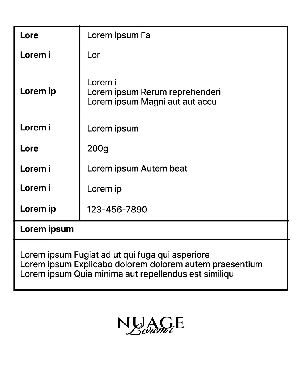 Grains de café simples avec accentuation du texte en noir