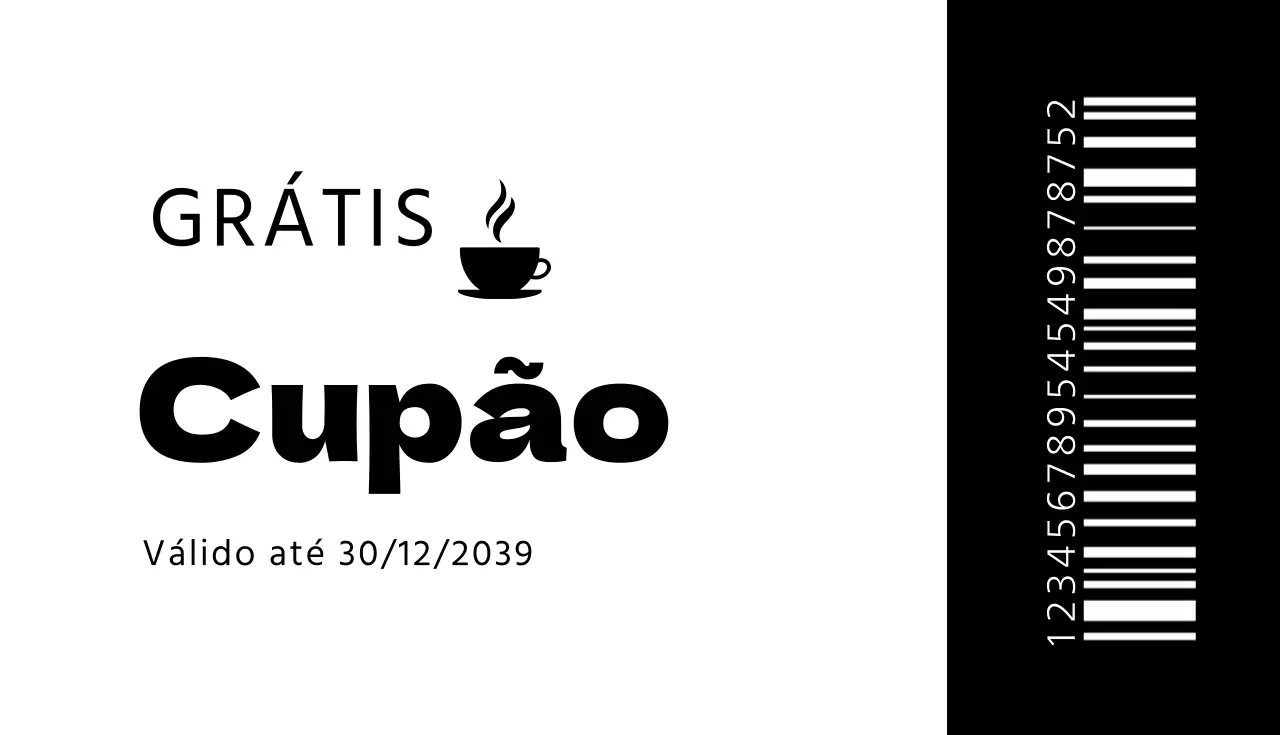 Cupões gratuitos