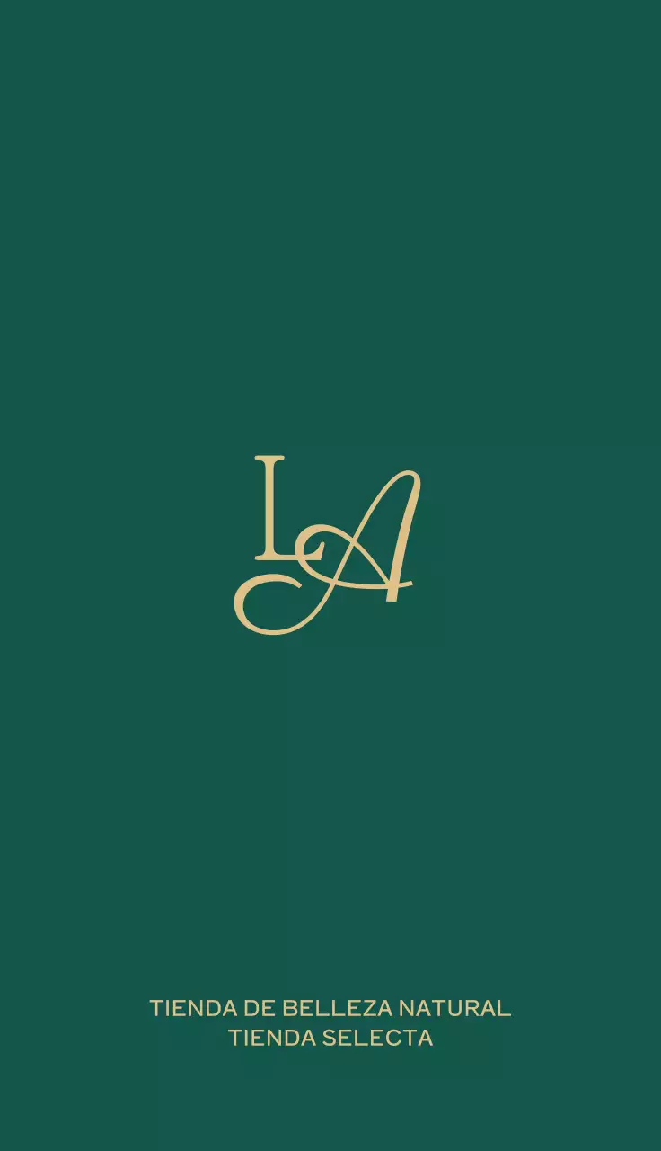 Tarjeta de visita clásica y con clase con fondo verde oscuro y logotipo alfabético dorado