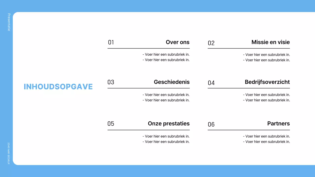 Een eenvoudige sollicitatiebrief voor een blauw bedrijf