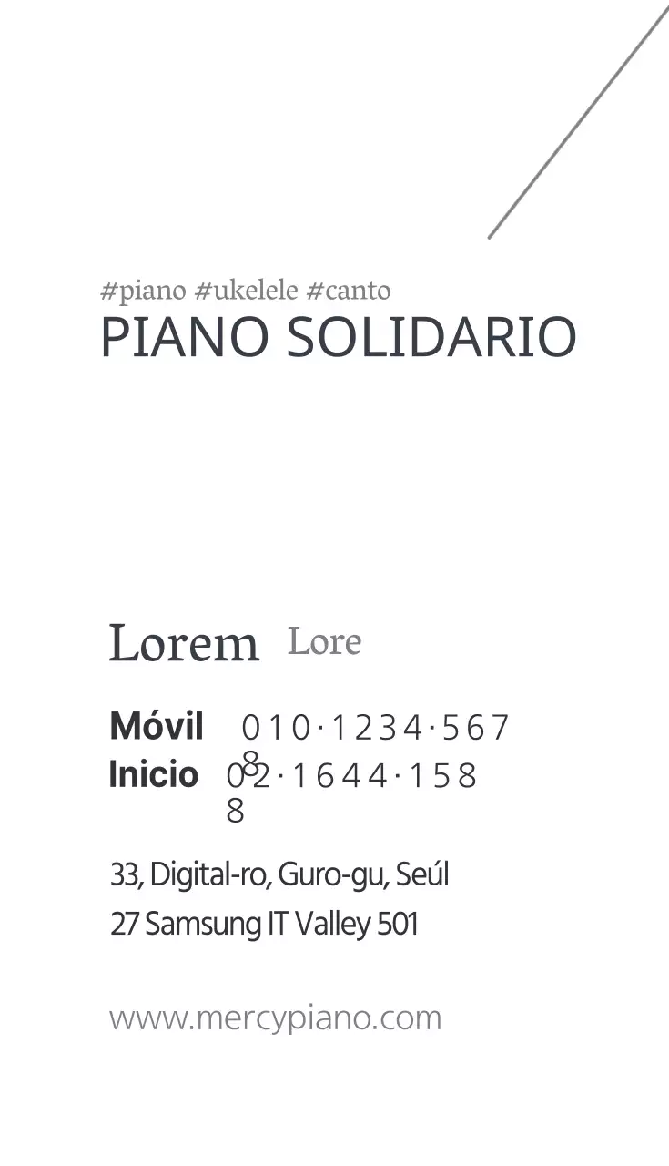 PIANO DE LA MISERICORDIA