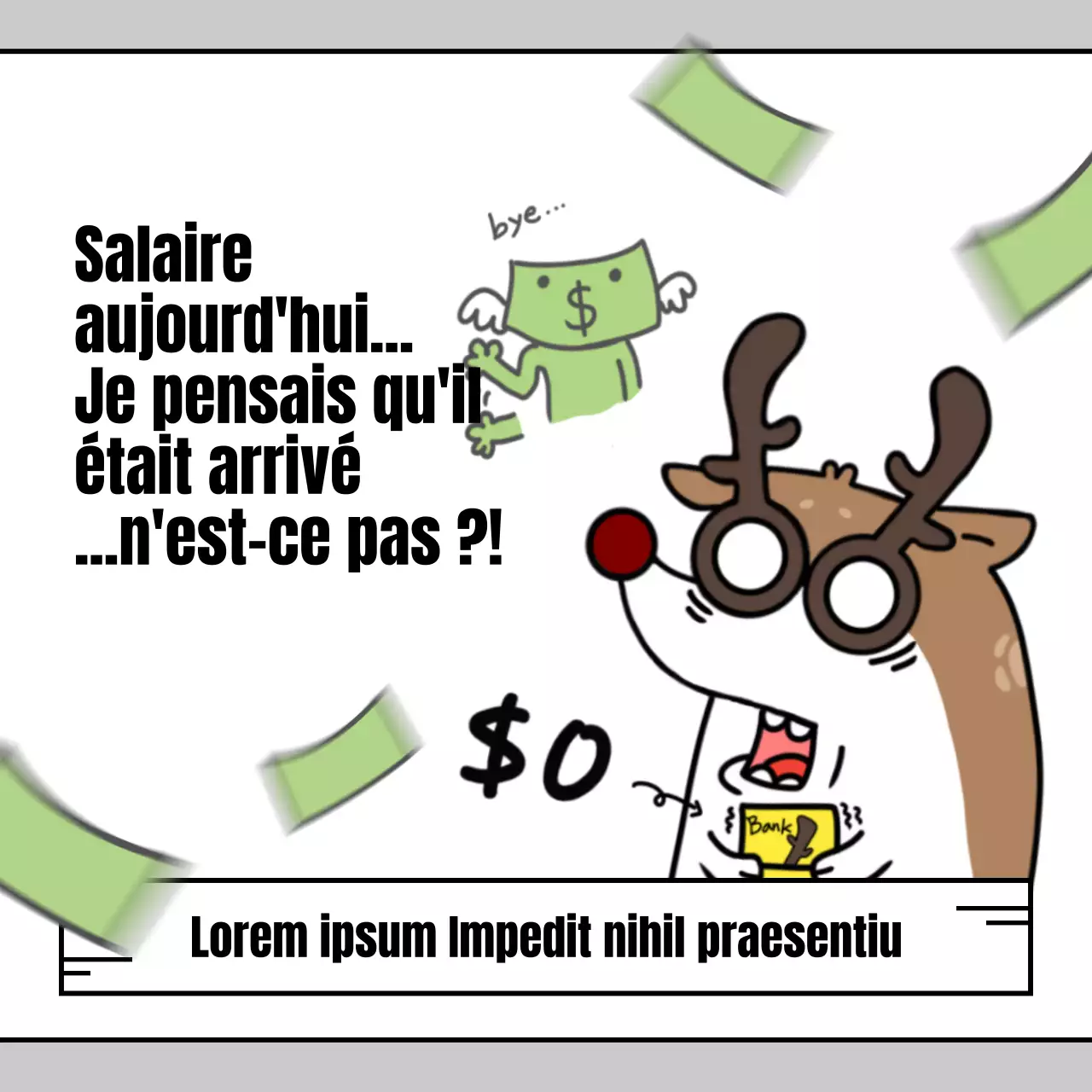 Webtoon comique blanc concept gag