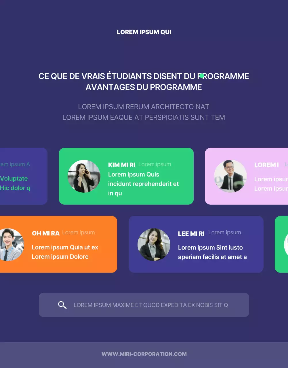 Bleu marine, concept de forme simple Système de formation professionnelle en entreprise