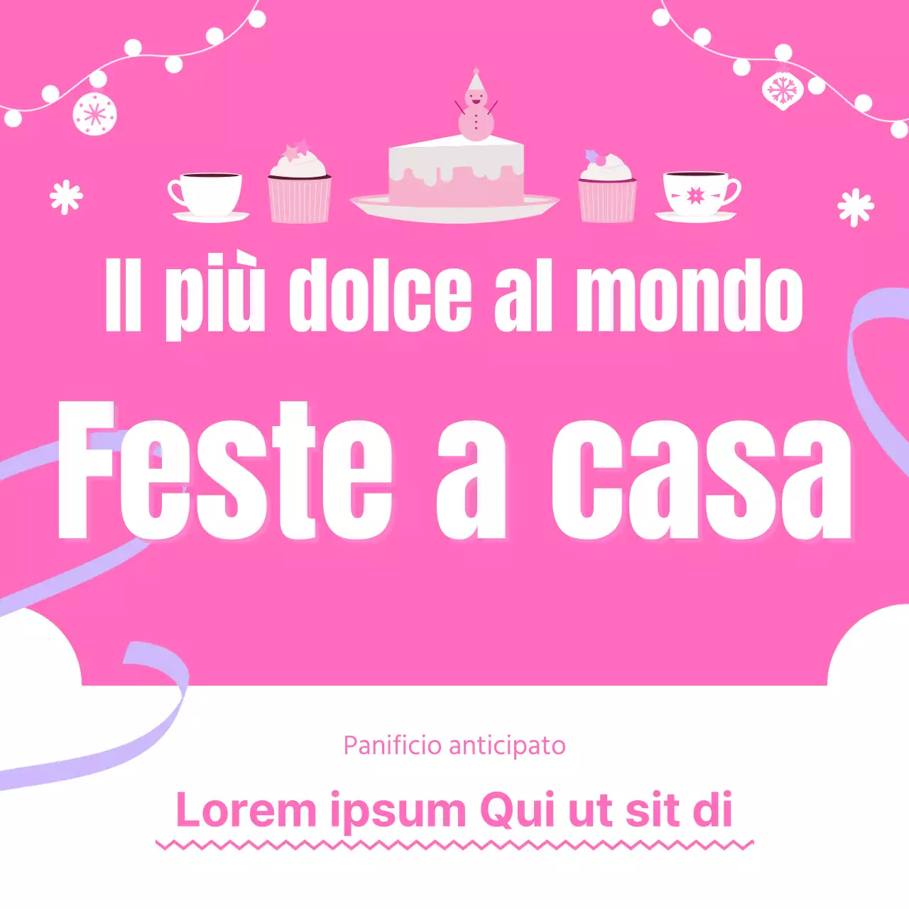 Evento di prenotazione di torte natalizie con Pink Cake Party