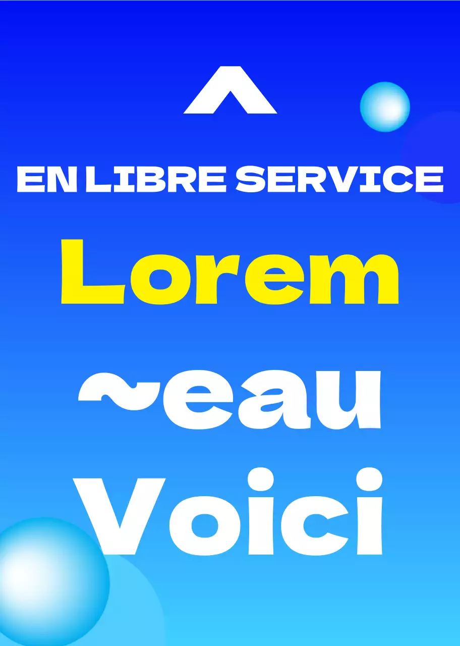 L'eau bleue, blanche et jaune est une pièce jointe de guidage avec une formulation automatique et une forme circulaire.