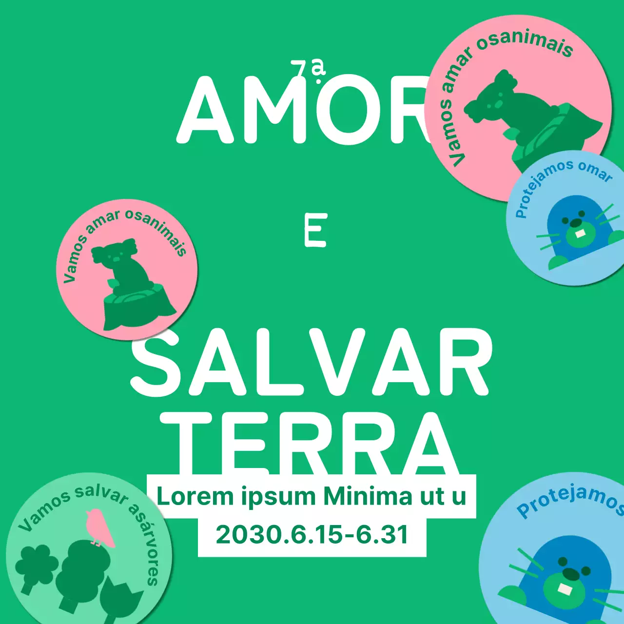 Verde e simples, promoção de organizações ambientais