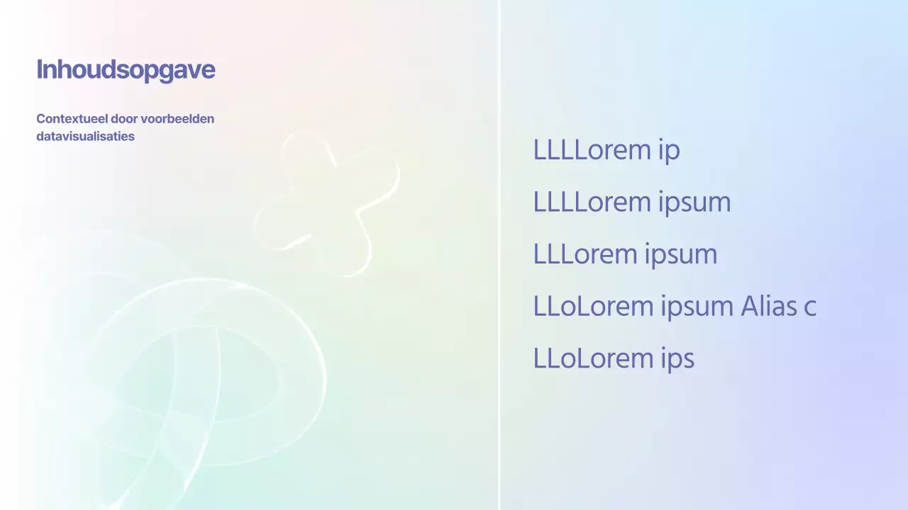 Rapport voor gegevensanalyse met pastelverloop als achtergrond