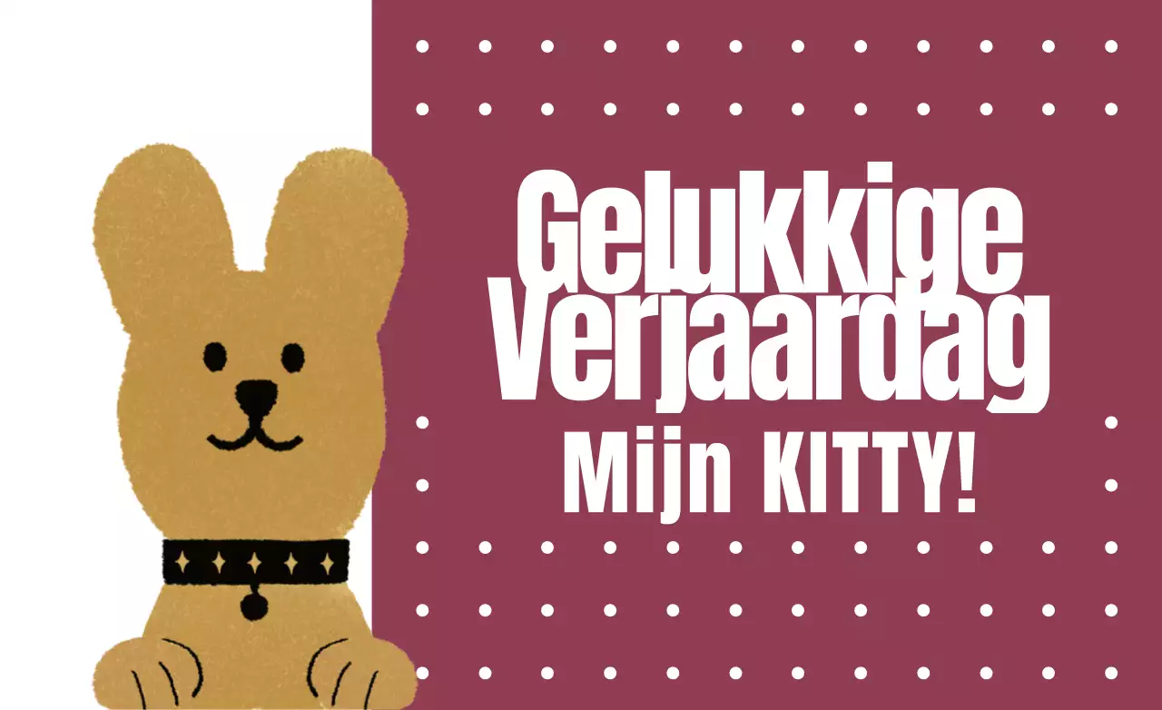 Verjaardag van de hond