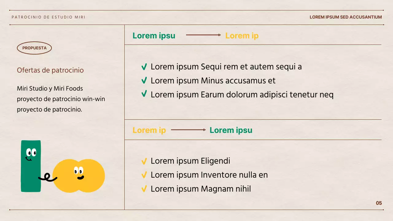 La propuesta del talento web Hyun Chan con fondo de papel y coloridas formas geométricas