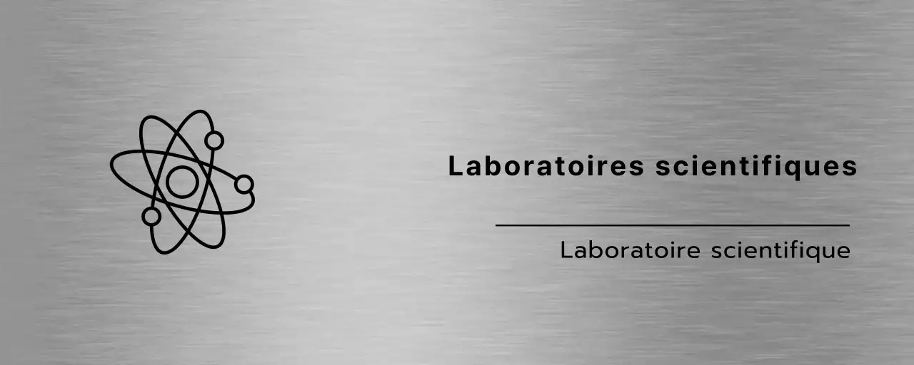 Chaque nom de lieu est accompagné d'une icône simple, noire, en rapport avec l'école.