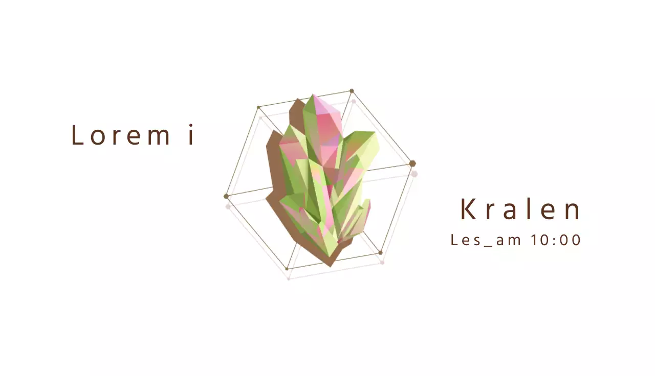 Beige roze lotus illustratie kraal ambachtelijke visitekaartje