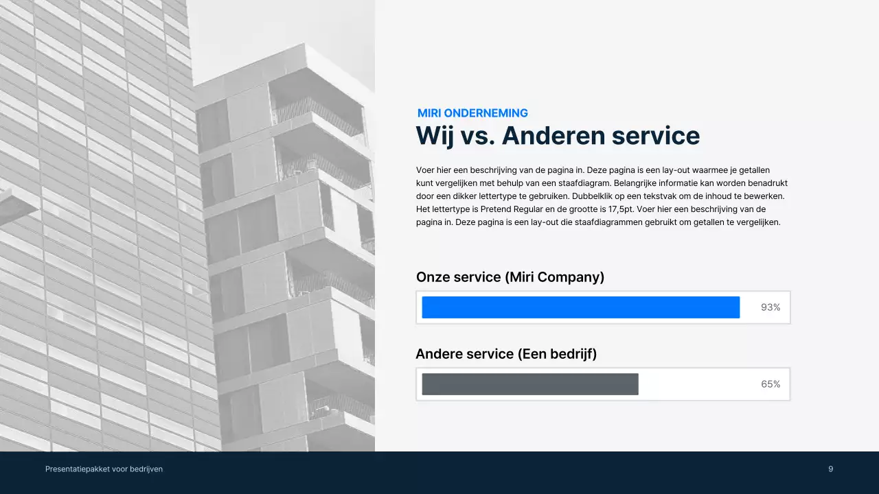Eenvoudig zakelijk materiaal in blauw en grijs
