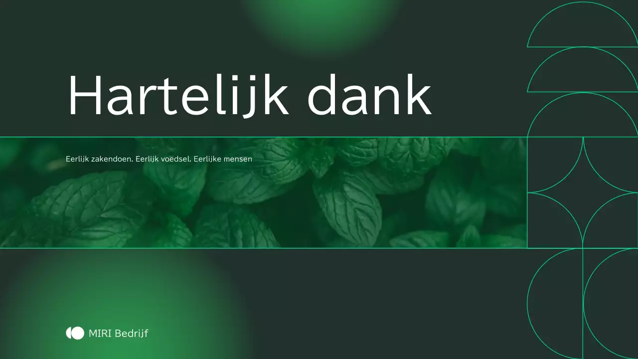 Bedrijfsprofiel groene, natuurlijke landbouw