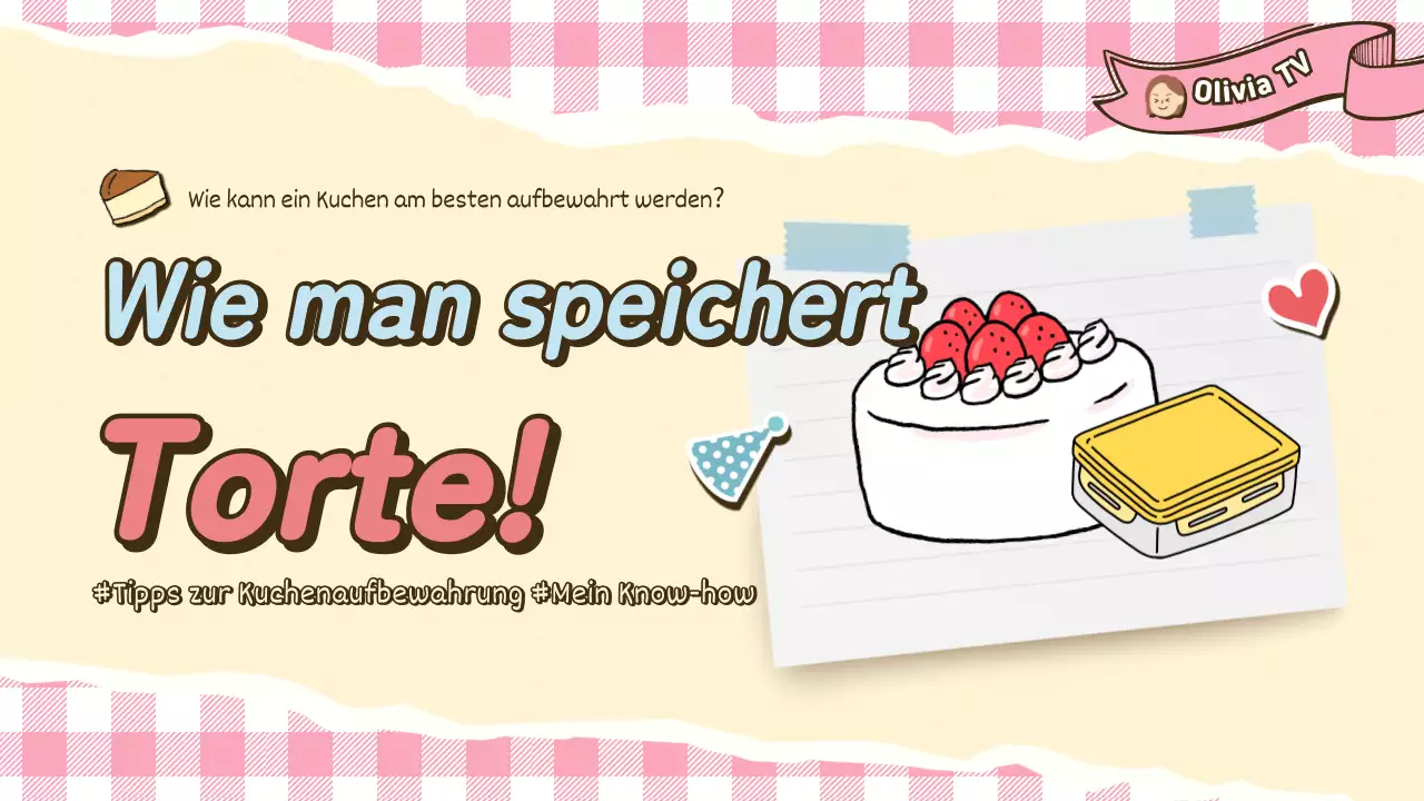 Niedliche und ausgefallene Torten Sichere Aufbewahrung von Lebensmitteln YouTube Thumbnail