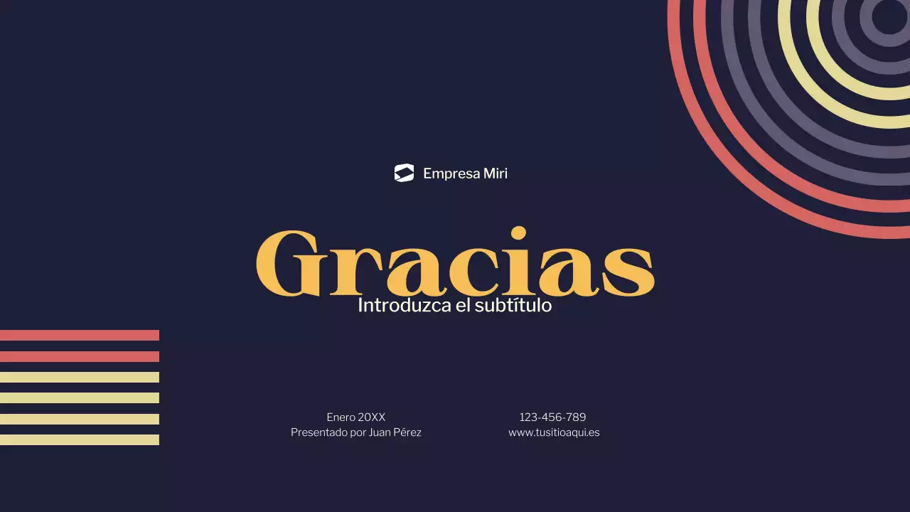 documento de marketing navy modern