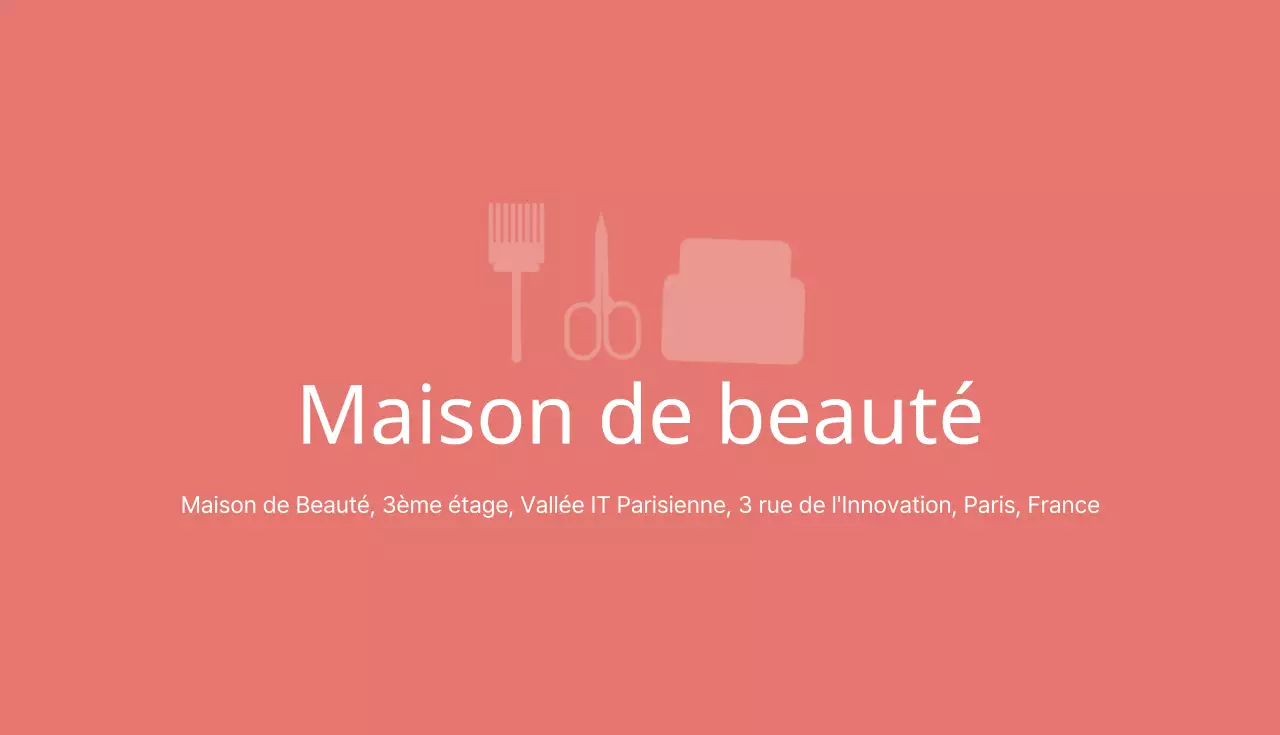 Maison de la beauté
