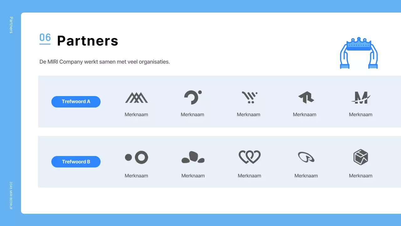 Een eenvoudige sollicitatiebrief voor een blauw bedrijf